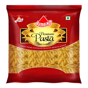 BAMBINO PREMIUM PASTA SPIRALLI 500 GMS