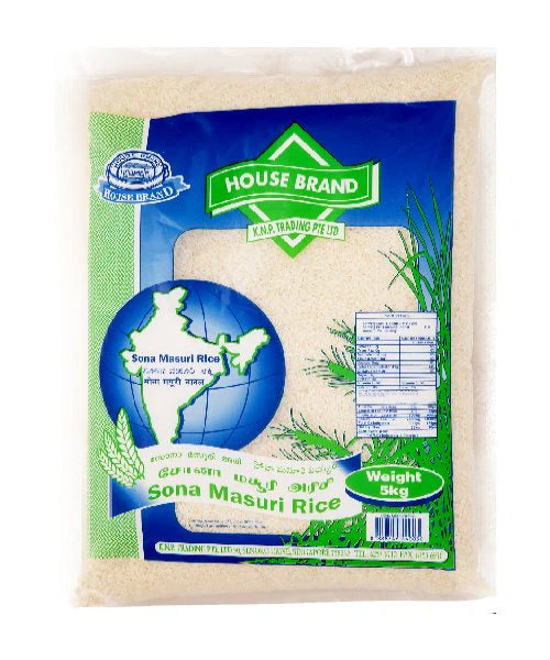 Housebrand Sona Masoori (Raw Rice) 5KG