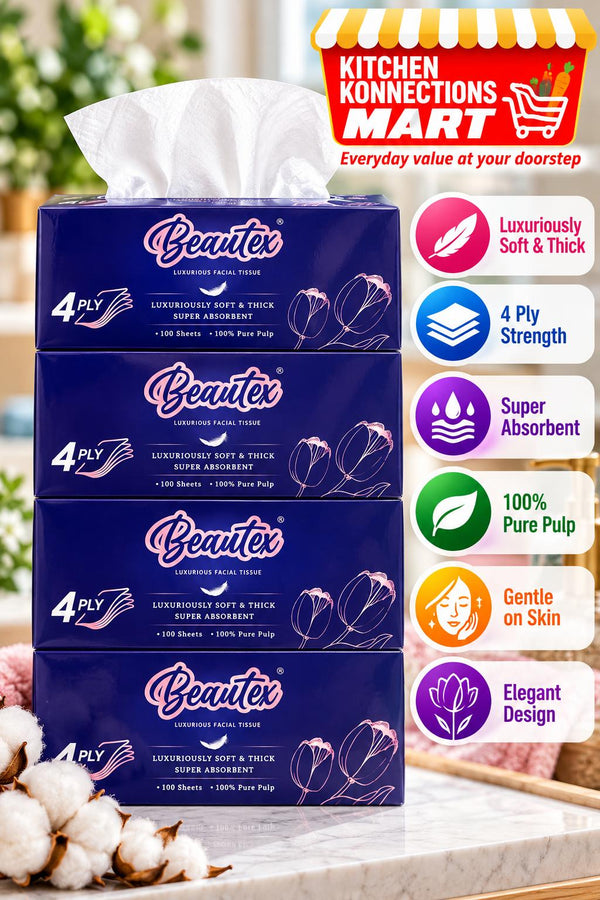 Luxury Facial Tissue 4 boxs