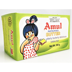 AMUL BUTTER UNSALTED 500 GMS