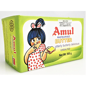 AMUL BUTTER UNSALTED 500 GMS