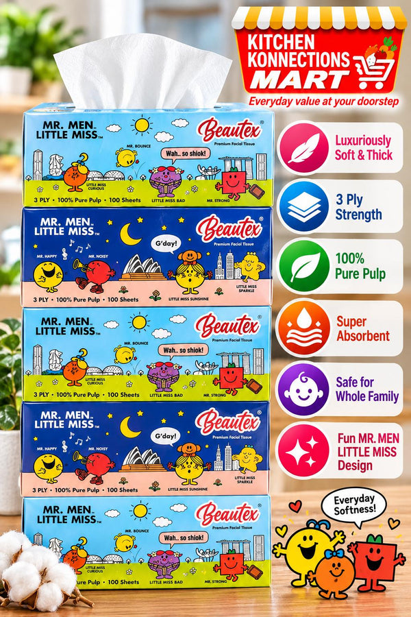 Mr. Men Little Miss Facial Tissue 5 boxs
