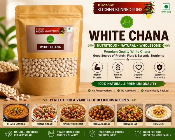 KK Kabuli Chana( White Chana) - 500gms