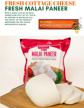 Fresh Cottage Cheese/ Malai Paneer - 500gms