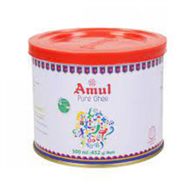 AMUL GHEE 500 ML WHITE TIN