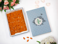 Besan Burfi with dry fruit garnish 500gm