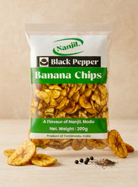 Nanjil BANANA CHIPS 200G(Black Pepper)