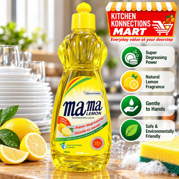 MAMA DISWASHING LIQUID 750ML LEMON GOLD