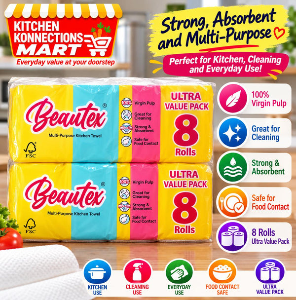 Multi-Purpose Kitchen Towel 8Rolls