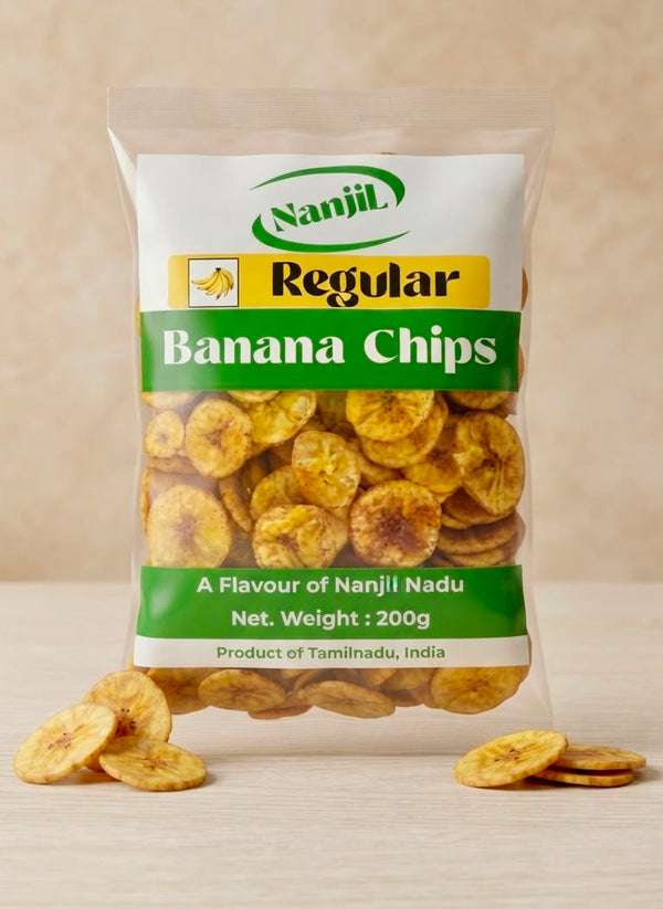 Nanjil BANANA CHIPS 200G(Regular)