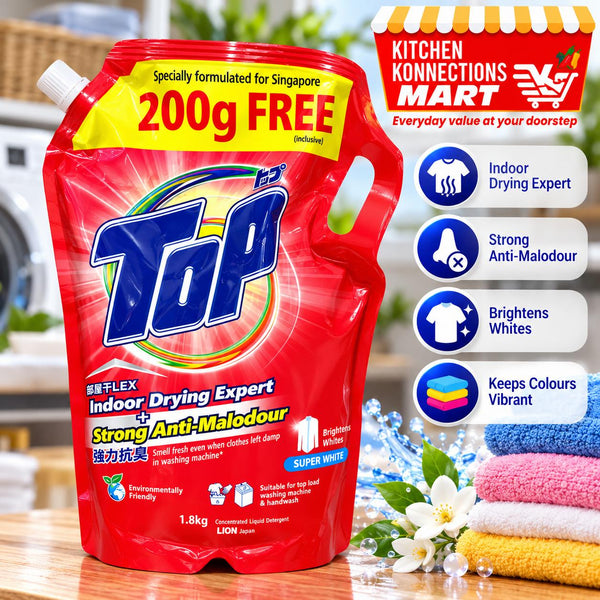 Top LIQ DET Super White 1.8kg + 200G