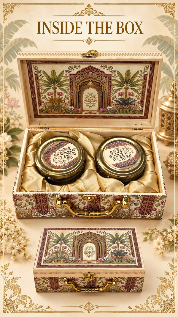 Decorative Sweet & Dry Fruit Boxes - (Set of 4) Gulistan Mahal
