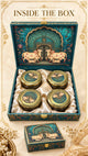 Decorative Sweet & Dry Fruit Boxes - (Set of 4) Vrindavan Darbar