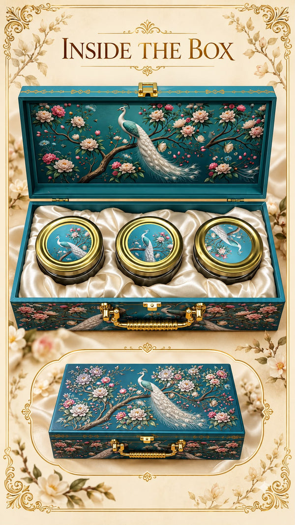 Decorative Sweet & Dry Fruit Boxes - (Set of 6) Mayur Bagh