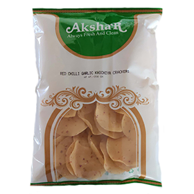 AKSHAR KHICHIYA RED CHILLI GARLIC CRACKER 200 GMS