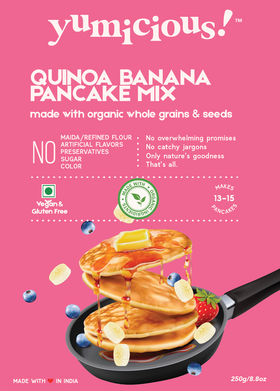 Quinoa Banana Pancake Mix - 250 gm