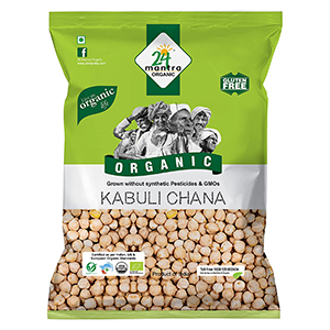 ORGANIC KABULI CHANA (WHITE CHICK PEAS) 1 KG
