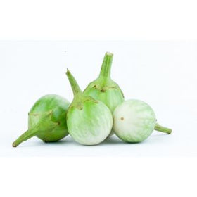 THAI WHITE ROUND BRINJAL 350GM