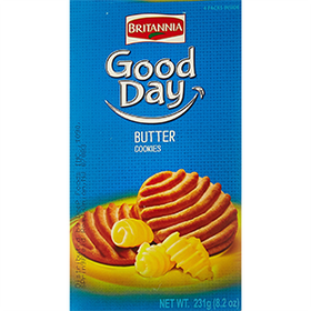 BRITANNIA GOOD DAY BUTTER COOKIES 231 GMS