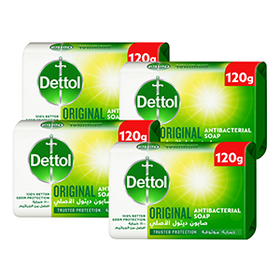 DETTOL ANTI-BACTERIAL BAR SOAP - FRESH (4 X 100 GMS)