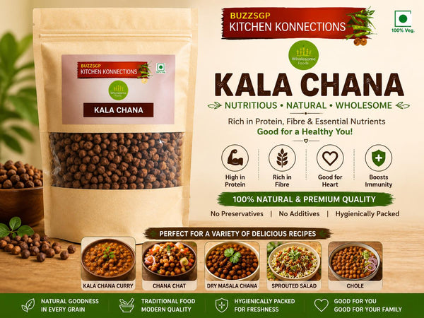 Kitchen Konnections Kala Chana - 500gms