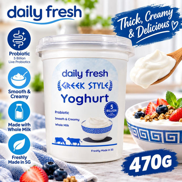 DAILY FRESH Greek style Yoghurt 470G (Curd)