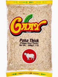 GAAY Thick Poha (Rice Flakes) - 500 g