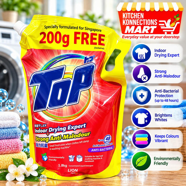 Top LIQ DET ANT-BACTERIAL  1.8kg + 200G